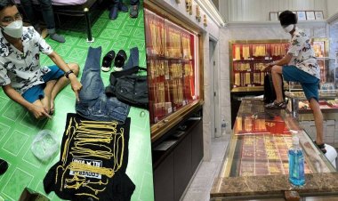 หนีระทึก11ชม.ไม่รอด!ตร.ตามรวบโจรบุกจี้ชิงทรัพย์ร้านทองบ้านหลีเชิดกว่า1.8ล้าน