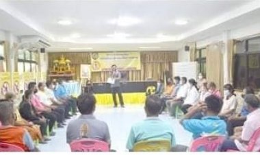 นายกเล็กอบต.สะพุงประชุมขับเคลื่อนลดดื่มแอลกอฮอล์