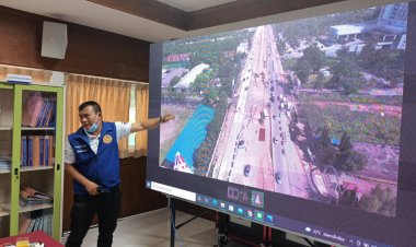 วท.สัตหีบ ร่วมหน่วยงานบูรณาการเร่งแก้ไข การจราจรคับคั่ง