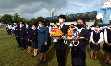 ศิษย์มีครู วท.สัตหีบ จัดพิธีไหว้ครู ประจำปีการศึกษา 2565