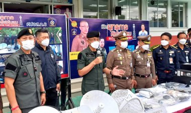ตำรวจตากทลายแก๊งคอลเซ็นเตอร์ชายแดนไทย-เมียมา ยึดเสาสัญญาณเน็ต