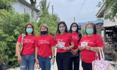 ผู้สมัคร ส.ส. พรรคเพื่อไทยหวงปากท้องชาวบ้านหลังสอบถามความเป็นอยู่