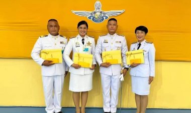 ยินดีกับ"ไพโจน์"กำนันตำบลสำโรงสำเร็จหลักสูตรจิตอาสา 904 "หลักสูตรพื้นฐาน"