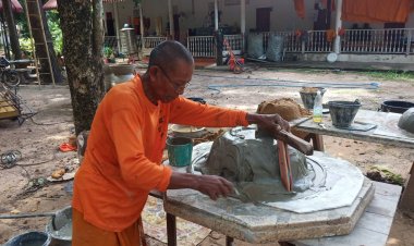 กระถางต้นไม้พระทำ! ไอเดียเจ้าอาวาส ให้อาชีพนอกจากให้ธรรมมะ