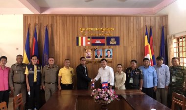 นอภ.ภูสิงห์นำคณะกระชับสัมพันธ์และความร่วมมือกับนอภ.อันลงเอง กัมพูชา ทุกด้าน