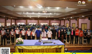 นายกอบจ.ศรีสะเกษเปิดโครงการซ้อมรับอุบัติเหตุหมู่และสาธารณภัย