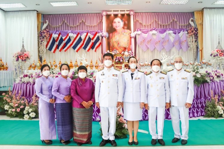 นอภ.แม่สอด- "นายกเจิน" ร่วมพิธีถวายพระพรชัยมงคล