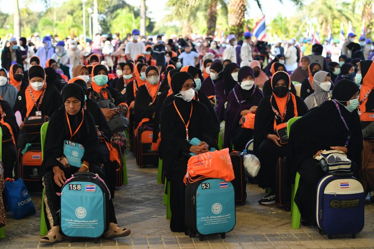 นราธิวาสจัดพิธีส่งและอำนวยพรแก่ผู้เดินทางไปประกอบพิธีฮัจย์