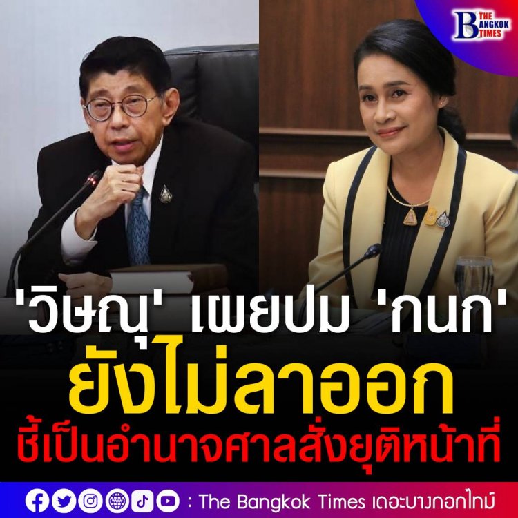 "วิษณุ" ชี้ "กนกวรรณ" ไม่จำเป็นต้องหยุดปฏิบัติหน้าที่หรือลาออก