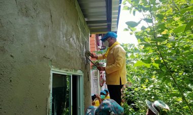 นอภ.โพธิ์ศรีสุวรรณ นำจิตอาสา สร้างบ้านให้กับครัวเรือนยากจน​  ตามฐานข้อมูล​ TPMAP