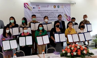 3 หน่วยงานรัฐตากเซ็นเอ็มโอยู 13 องค์กรเครื่อข่ายอบรมเสริมศักยภาพผู้นำชุมชน