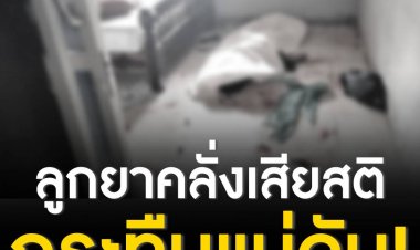 ลูกทาสยาคลั่งเสียสติ กระทืบแม่บังเกิดเกล้าดับ