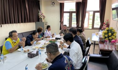 ผกก.แม่สอด  พบสื่อมวลชน ประสานงานการทำข่าวและประชาสัมพันธ์ ครั้งที่ 8