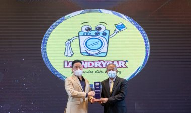 “ลอนดรี้บาร์”รับรางวัลแฟรนไชส์ยอดเยี่ยมปีที่ 2 จากกรมพัฒนาธุรกิจการค้า กระทรวงพาณิชย์