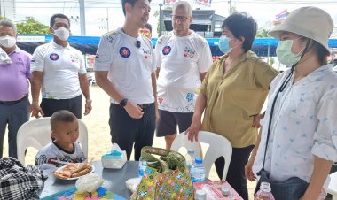 นายกเมืองพัทยา เปิดงานเลี้ยงอาหารกลางวันเด็กด้อยโอกาสมูลนิธิบ้านจริงใจ