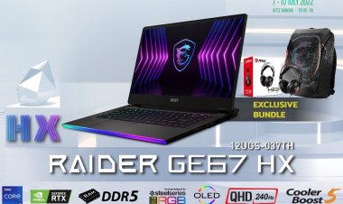 โปรโมชั่นโน้ตบุ๊กสุดพิเศษ พร้อมของแถมจัดเต็มจาก MSI ในงาน Commart Crazy Offer 2022!