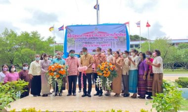 เจ้าเมืองศรีสะเกษเปิดอาคารพุฒิชาติใช้สำหรับการฝึกซ้อมและแข่งขันกีฬา