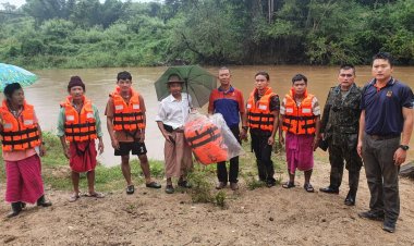 ชาวบ้าน แม่จันทะ อ.อุ้มผาง เฮ!! ได้เรือข้ามน้ำ-สะพานขาดหายเร่งติดตามงบซ่อมแซม