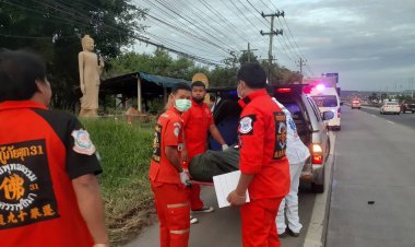 สลด!นักปั่นจักรยานโชคร้ายถูกรถบรรทุกขยี้เสียชีวิตคาถนนมิตรภาพ