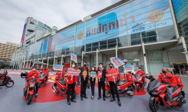 CPF ยกทัพไรเดอร์ ลุยแจกฟรี! 'ไส้กรอก ซีพี' กินดีทุกเช้า ย่านธุรกิจกลางกรุง ทะยานติดเทรนด์ทวิตเตอร์อันดับ 1 ของไทย