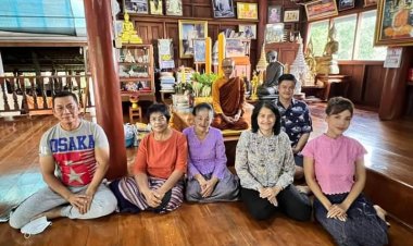 "โก่หล้า" บิ๊กบอสแม่สอดฟรีโซนพาครอบครัว"ตาสะหรี"เดินสายทำบุญเทศกาลเข้าพรรษา