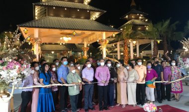 เปิดแล้ว!"สาริกาบุรี นครนายก" เมืองห่งความอร่อย แลนด์มาร์คแห่งใหม่นครนายก อลังการแบบศิลปะล้านนา