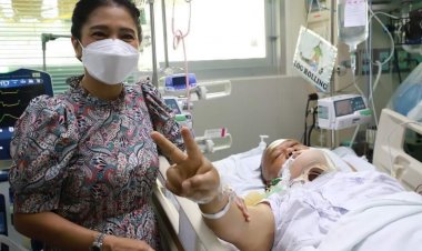 'แม่ทัพเกรียง' หายใจเองได้ พูดจาฉะฉาน สั่ง'คุณนายกิ้ง' บริจาคเงิน 1 แสนเข้ามูลนิธิรพ.สงขลา