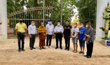 นายกอบจ.ตากนำคณะลงพื้นที่ติดตามคือหน้าโครงการก่อสร้างเชื่อมหมู่ 7 หมู่ 8. ต.แม่ปะ  งบกว่า 500,000 บาท