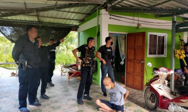 ชุดปราบปรามเปิดล้อมสวนปาล์มจับมือปืนโหดยิง 3 พี่น้องเสียชีวิต 1 เจ็บ 1 รอดหวุดหวิด 1