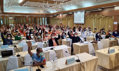 โครงการชลประทานศรีสะเกษ เปิดเวทีการประชุมประชาคม ในหัวข้อเรื่อง การพัฒนาลำห้วยคล้าอย่างยั่งยืน