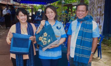 วช.หนุนกลุ่มแม่บ้านเกษตรกรบ้านเหมือดแอ่เมืองอุบลฯสร้างผลิตภัณฑ์ฝ้ายทอมือ ผ้าทออีสาน สู่ตลาดโลก