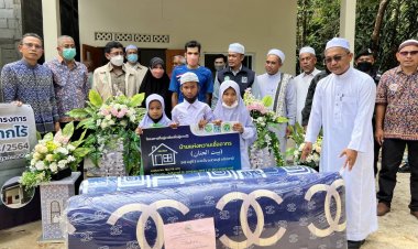 มูลนิธิคนช่วยฅนมอบบ้านแห่งความเอื้ออาทรแก่ครอบครัวนักเรียนโรงเรียนบ้านเจาะกือแย2