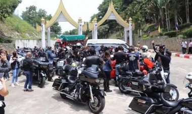 เบตงคึกคัก! มาเลเซีย-สิงคโปร์ พาเหรดขับขี่บิ๊กไบค์ข้ามประเทศทะลักเที่ยวเต็มเมือง
