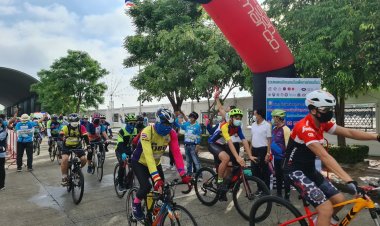 "ส.ส.อัครวัฒน์"ประธานเปิดงานรวมพลคนจักรยานปั่นเพื่อการท่องเที่ยวเมืองปากน้ำปี'65