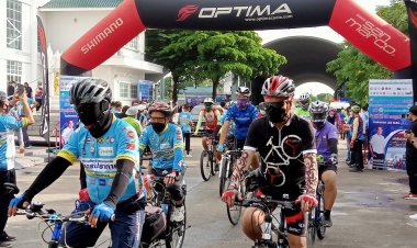 "ส.ส.อัครวัฒน์"ลุยผลักดันคนปากน้ำขับขี่จักรยานเพื่อสุขภาพลดโลกร้อน