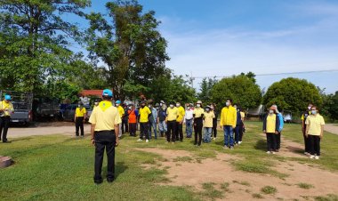 เทศบาลบ้านด่าน ปรับภูมิทัศน์ ทำความดีเพื่อพ่อ