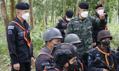 ผบ.ฉก.นราธิวาส ตรวจเยี่ยม และติดตามการปฎิบัติงานของชุดคุ้มครองตำบล (ชคต.) สาวอ