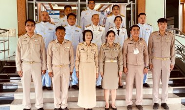 โครงการชลประทานศรีสะเกษ จัดพิธีถวายสัตย์ปฏิญาณเพื่อเป็นข้าราชการที่ดีและพลังของแผ่นดิน ประจำปี พ.ศ. 2565