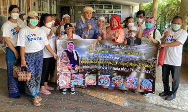 ราชัย ปาทาน พัทยา แจกถุงยังชีพวันเกิด 70 ชุด 