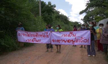ชาวบ้านโคราช 200 หลังคาเรือน ทนกลิ่นเหม็นและน้ำเสียจากฟาร์มหมูไม่ไหว วอนผู้ว่าช่วยด้วย