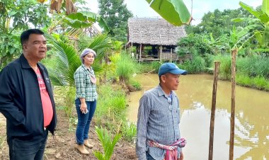 ฐานรากมั่นคงชุมชนพึ่งต้นเอง!"ผู้ใหญ่หมี แม่สอด" เยี่ยมชมศึกษา โคกหนองนาโมเดล ที่หมู่บ้านห้วยไคร้  "กำนันสุพจน์"  