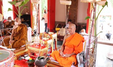 ปลุกเสกรูปหล่อ”หลวงปู่หน่าย อินทสิโล” ณ วัดบ้านแจ้ง  พระนครศรีอยุธยา