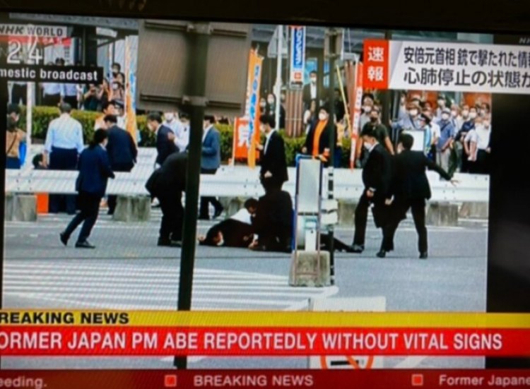 ตร.ญี่ปุ่นจับผู้ต้องหาหนุ่มวัย 41 ข้อหาพยายามฆ่า 'อาเบะ' อดีตนายกฯ ญี่ปุ่น