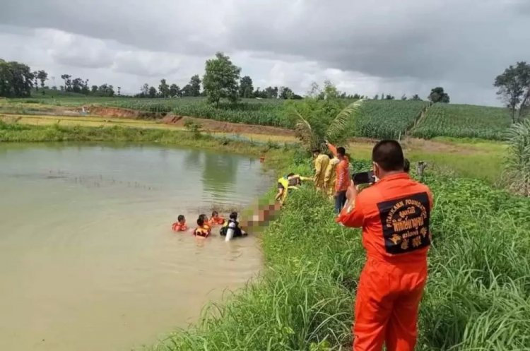 หนุ่มแรงงานก่อสร้างหักดิบงดเหล้าเข้าพรรษา 3 วันวูบจมน้ำดับคาสระน้ำ