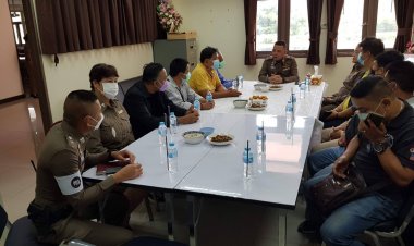 ผกก.แม่สอด  พบสื่อมวลชน ประสานงานการทำข่าวและประชาสัมพันธ์ ครั้งที่ 9.