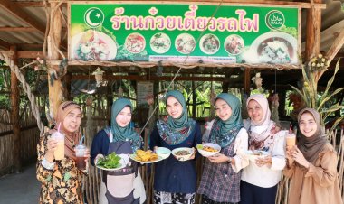 อร่อยกินชิวๆในสวนยาง เตี๋ยวรถไฟ ต้มยำกุ้งบางนรา ราคาเลิศ จับต้องได้ที่นราธิวาส