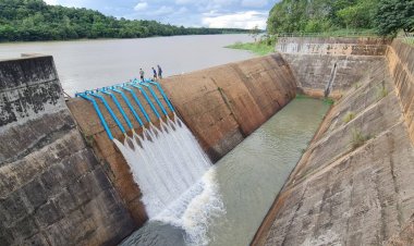 ชลประทานจัดทำ"กาลักน้ำ" ช่วยพร่องน้ำลำประทาวล่าง ลดปัญหาน้ำท่วมเมืองชัยภูมิ