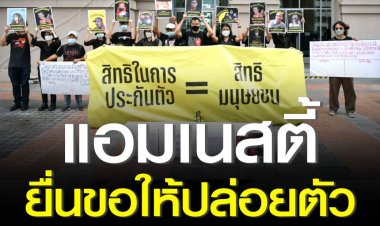 แอมเนสตี้ ยื่นกว่า 4,000 รายชื่อ ถึง รมว.ยุติธรรม เรียกร้องให้พิจารณาปล่อยตัวผู้ต้องขังคดีการทำกิจกรรมทางการเมือง