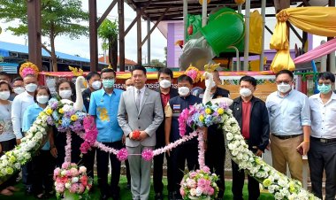 "รองเอิร์ธ"  รองนายก.อบจ.ตาก เปิด สนามเด็กเล่นเครื่องเล่น รร.บ้านค้างภิบาล