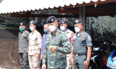 ผบ.ฉก.นราธิวาสลงพื้นที่ตรวจเยี่ยมฐานปฏิบัติการ ชคต.ตากใบ